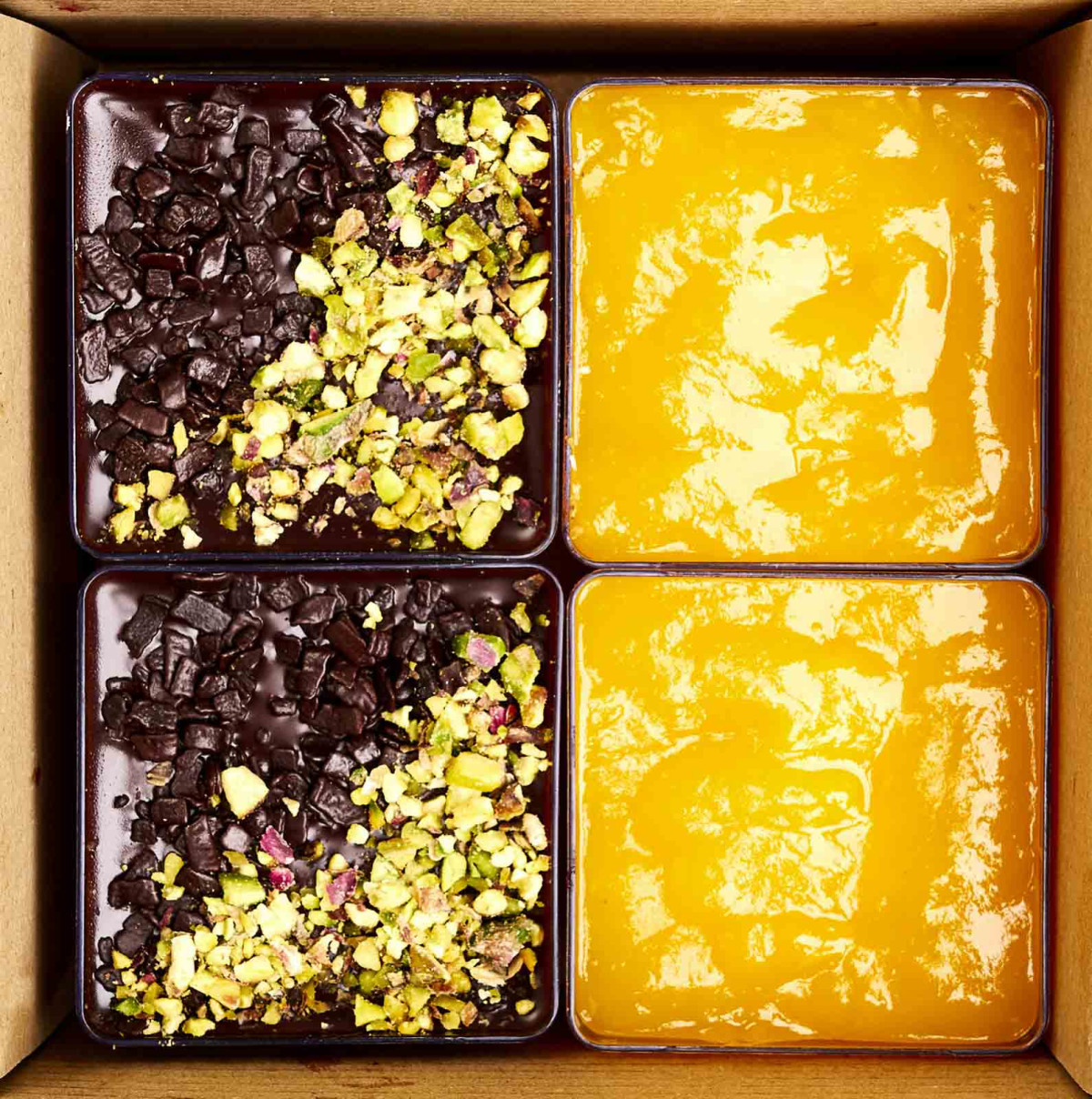 Mangový dezert + čokoládový dezert 4ks